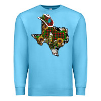 Ocean Blue christmas texas Premium Sweatshirt - RanaPortraitStore