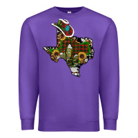 Purple christmas texas Premium Sweatshirt - RanaPortraitStore