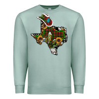 Seafoam christmas texas Premium Sweatshirt - RanaPortraitStore