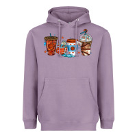 Lavender basketball coffee cups Heavyweight Hoodie - texasbilliewilder