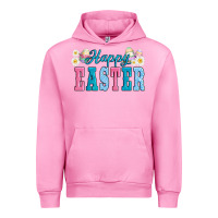 Fuchsia Pink happy easter eggs Urban Hoodie - AdoDesignShop