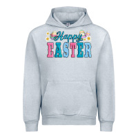Heather Grey happy easter eggs Urban Hoodie - AdoDesignShop