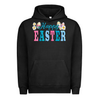 Pigment Black happy easter eggs Urban Hoodie - AdoDesignShop