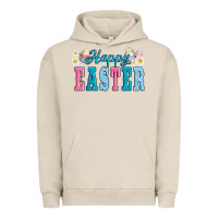 Pigment French Oak happy easter eggs Urban Hoodie - AdoDesignShop