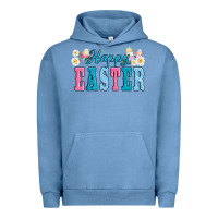 Pigment Pebble Blue happy easter eggs Urban Hoodie - AdoDesignShop