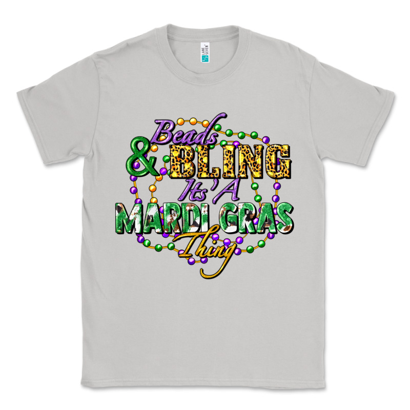 Heads And Bling It's' A Mardi Gras Thing Classic Tee by FaDigitalArtStudio | Teevron