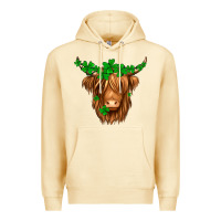 Pina Colada St. Patrick’s Day Long Hair Shaggy Cow Premium Hoodie - Jasminsmagicworld