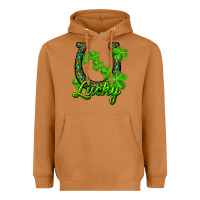 Meerkat Lucky shamrock horseshoe Heavyweight Hoodie - RanaPortraitStore