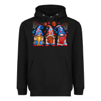 Black basketball gnome Heavyweight Hoodie - texasbilliewilder