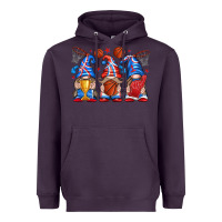Plum basketball gnome Heavyweight Hoodie - texasbilliewilder