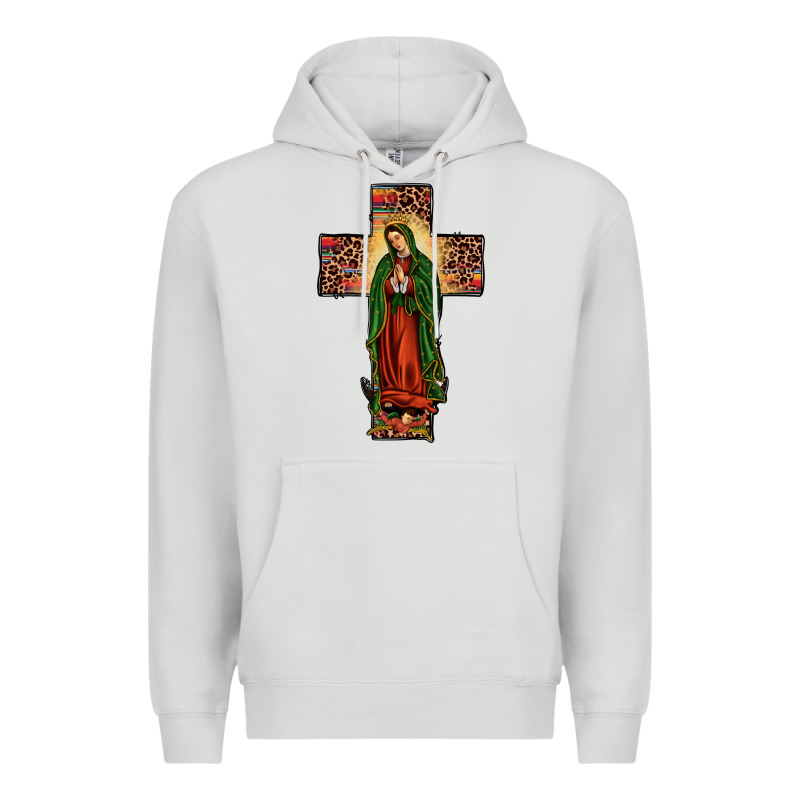 Our Lady Of Guadalupe Cross Premium Hoodie by JahusDesignShop | Teevron