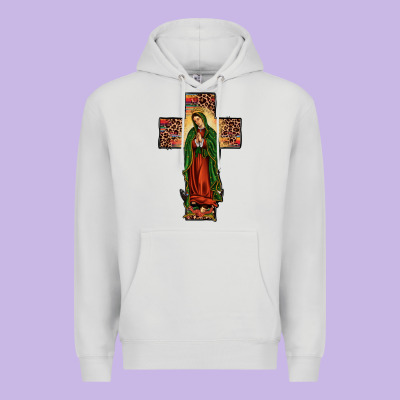 Our Lady Of Guadalupe Cross Premium Hoodie Designed By Jahusdesignshop