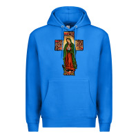 True Royal our lady of Guadalupe cross Premium Hoodie - JahusDesignShop