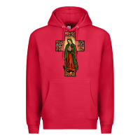 Cardinal our lady of Guadalupe cross Premium Hoodie - JahusDesignShop