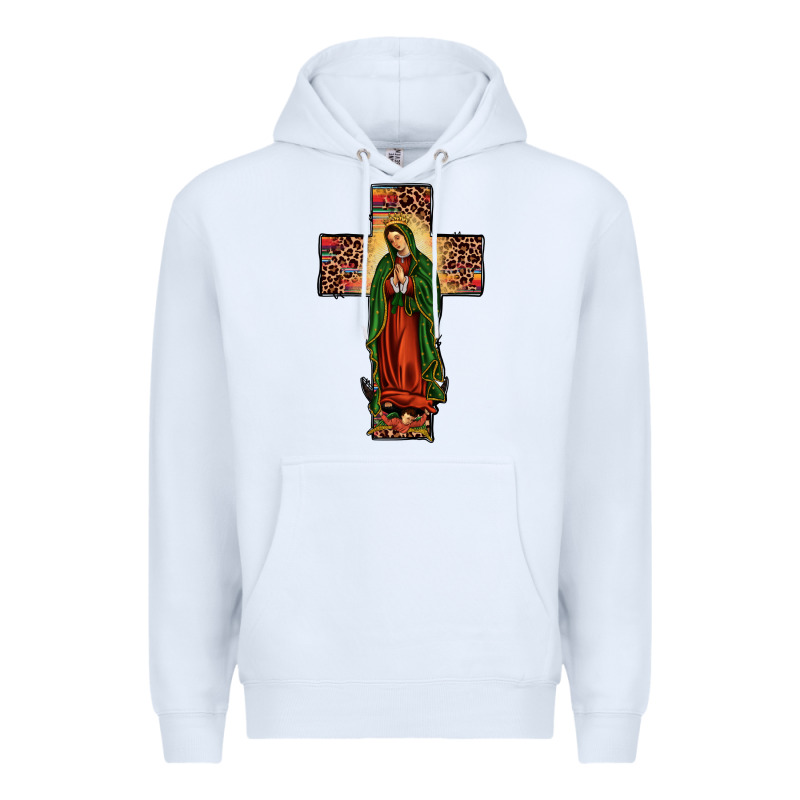 Our Lady Of Guadalupe Cross Premium Hoodie by JahusDesignShop | Teevron