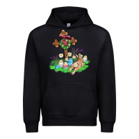 Black religious easter bunny cross Urban Hoodie - AdoDesignShop