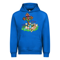 Cobalt religious easter bunny cross Urban Hoodie - AdoDesignShop