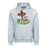 Heather Grey religious easter bunny cross Urban Hoodie - AdoDesignShop