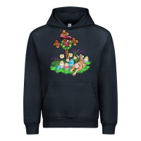 Navy religious easter bunny cross Urban Hoodie - AdoDesignShop