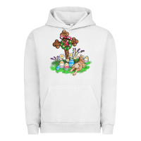 Pigment Lunar Rock religious easter bunny cross Urban Hoodie - AdoDesignShop