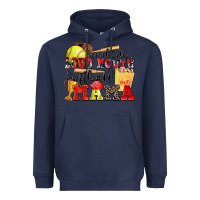 Navy somebody's loud mouth softball mama Heavyweight Hoodie - Zillion Design Studio