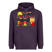 Plum somebody's loud mouth softball mama Heavyweight Hoodie - Zillion Design Studio