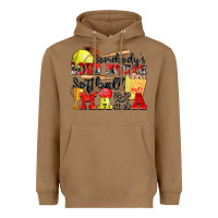 Toasted Coconut somebody's loud mouth softball mama Heavyweight Hoodie - Zillion Design Studio