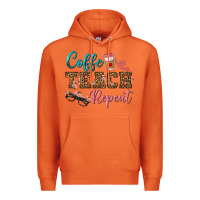 Carrot coffee teach repeat Premium Hoodie - BundleAndBundleShop