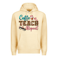 Pina Colada coffee teach repeat Premium Hoodie - BundleAndBundleShop