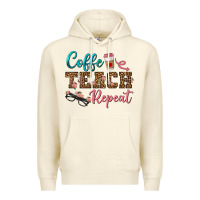 Sandshell coffee teach repeat Premium Hoodie - BundleAndBundleShop
