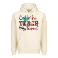 Tofu coffee teach repeat Premium Hoodie - BundleAndBundleShop