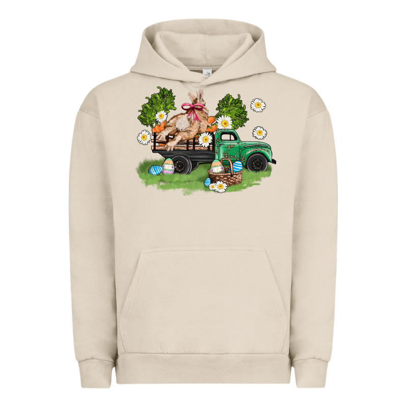 Easter Truck With Bunny Urban Hoodie by AdoDesignShop | Teevron