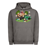 Pigment Tornado easter truck with bunny Urban Hoodie - AdoDesignShop