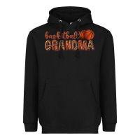 Black basketball grandma with leopard Heavyweight Hoodie - texasbilliewilder