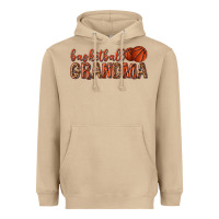 Mushroom basketball grandma with leopard Heavyweight Hoodie - texasbilliewilder