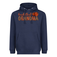 Navy basketball grandma with leopard Heavyweight Hoodie - texasbilliewilder