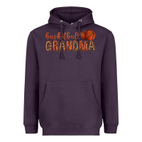Plum basketball grandma with leopard Heavyweight Hoodie - texasbilliewilder