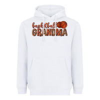 White basketball grandma with leopard Heavyweight Hoodie - texasbilliewilder