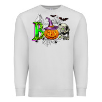 Dove Grey boo halloween Premium Sweatshirt - Zillion Design Studio