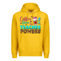 Lemon coffee gives me teacher powers Premium Hoodie - BundleAndBundleShop