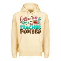 Pina Colada coffee gives me teacher powers Premium Hoodie - BundleAndBundleShop