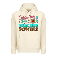 Sandshell coffee gives me teacher powers Premium Hoodie - BundleAndBundleShop