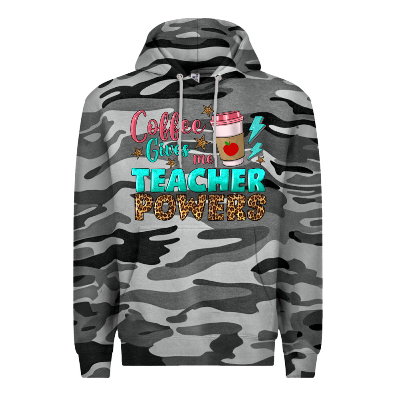 Coffee Gives Me Teacher Powers Premium Hoodie by BundleAndBundleShop | Teevron