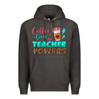 Smoke coffee gives me teacher powers Premium Hoodie - BundleAndBundleShop