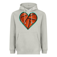Moon Dust basketball heart Heavyweight Hoodie - texasbilliewilder