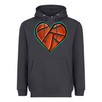 Smoke basketball heart Heavyweight Hoodie - texasbilliewilder