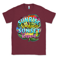 Burgundy sunrise sunburn sunset repeat Classic Tee - BarkalooDesign