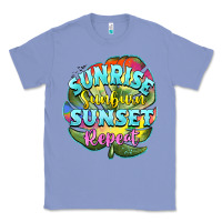 Colony Blue sunrise sunburn sunset repeat Classic Tee - BarkalooDesign
