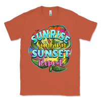 Copper sunrise sunburn sunset repeat Classic Tee - BarkalooDesign