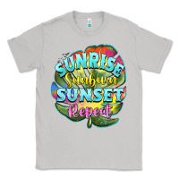 Moon Dust sunrise sunburn sunset repeat Classic Tee - BarkalooDesign